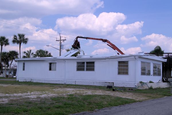 Mobile Home Demolition in Stockbridge