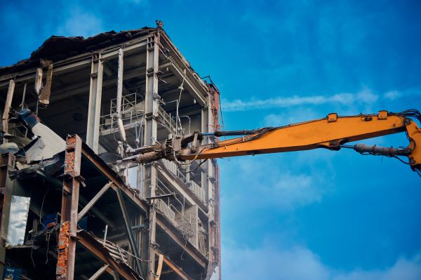 Factory Demolition in Stockbridge