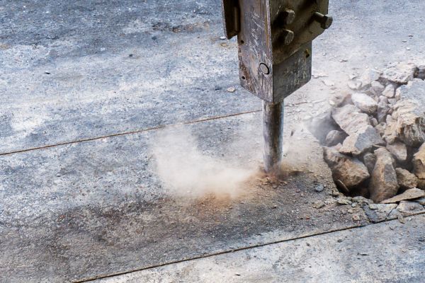 Concrete Patio Removal in Stockbridge