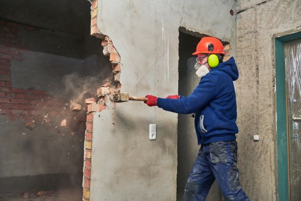 Concrete Wall Demolition in Stockbridge