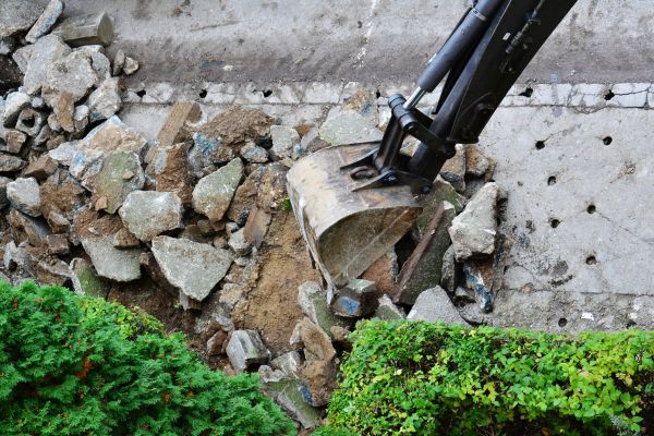 Concrete Pathway Removal in Stockbridge